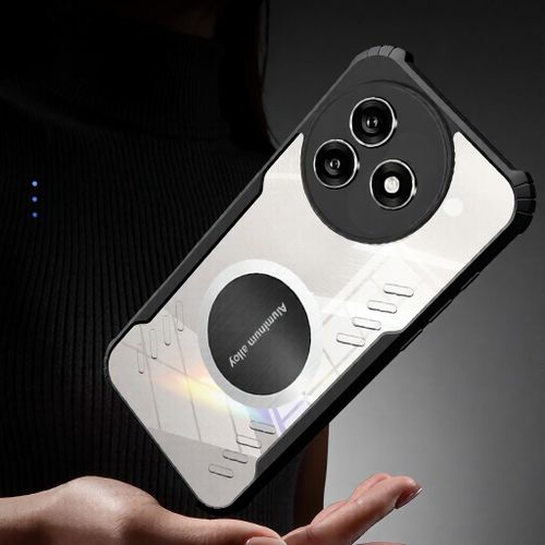 product_image_name-Generic-For itel S24 4G Magnetic Cooling Phone Case Airbag Drop Resistant Acrylic Case-4