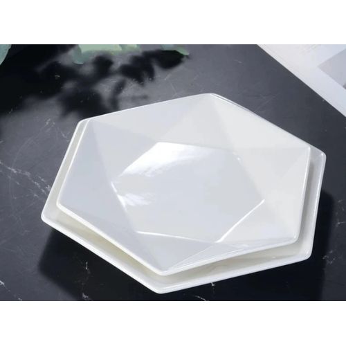 product_image_name-Generic-Creative Commercial White Plates For Household With Cups-White-4