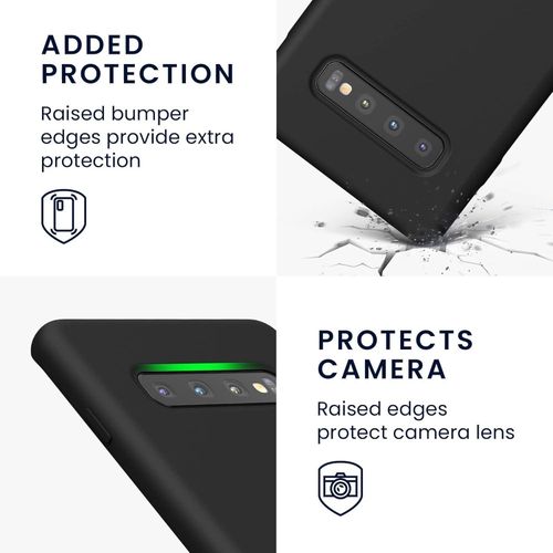 product_image_name-Generic-Samsung Galaxy S10 Silicone Case - Black-4