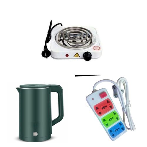 product_image_name-Generic-Induction Cooker / Single Coil Hot plate / With An Electric Kettle And A Free Colorful Extension 3 way-1