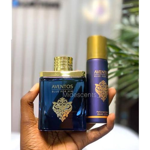 product_image_name-Fragrance World-Aventos Blue For Him Perfume 100ml With Free 50ml Deodorant Spray-1