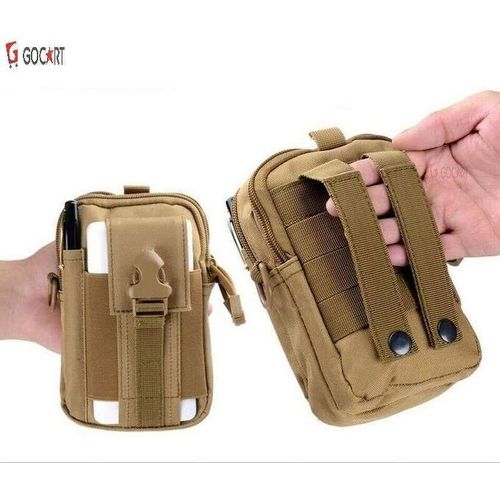 product_image_name-Outdoor-Tactical Waist Pouch EDC Molle Waist Bag Belt Phone Pouch Holster Purse Carrying Pouch for Smartphone, Tools-2