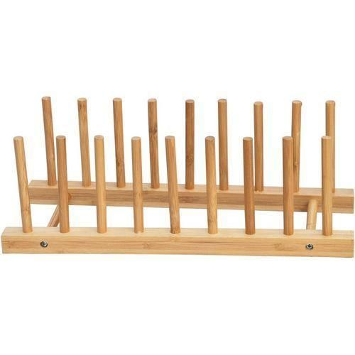 product_image_name-Generic-Multi-Purpose Bamboo Plate Holder and Pot Lid Organizer Storage Rack -Brown.-3