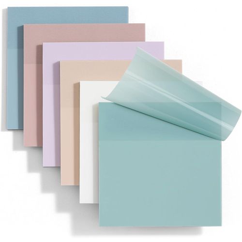 product_image_name-White Label-Transparent Sticky Notes Set of 300Pcs - Multicolor-1