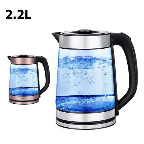 product_image_name-Hoffmans-2.2L Glass Electric Kettle With Blue LED Light- Silver-3