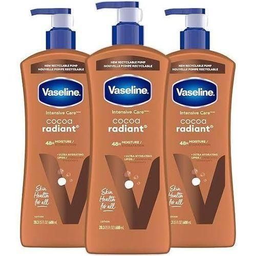 product_image_name-Vaseline-Intensive Care COCOA RADIANT BODY LOTION 48H Moisture OIL INFUSED SERUM For Visible Glowine Intensive Care COCOA RADIANT BODY LOTION 48H Moisture OIL INFUSED SERUM For Visible Glow 600ml-1