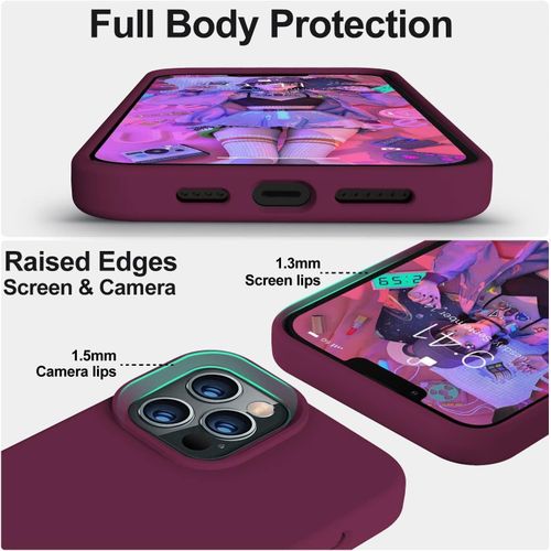 product_image_name-Generic-Iphone 11 12 13 14 15 Pro Max X Xs Max Silicone Shockproof Case Cover-Purple-6