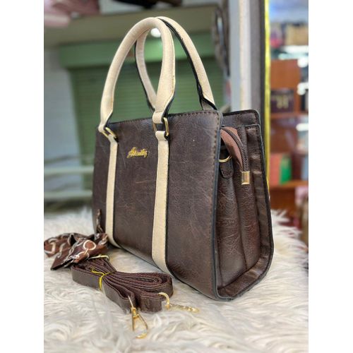 product_image_name-Generic-Ladies Stylish Hand Bag -Brown -2