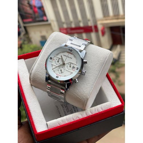 product_image_name-Generic Xim-Elegant Men's Classy Watch -Silver -1