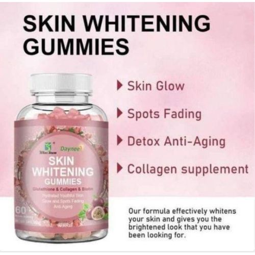 product_image_name-Daynee-Natural organic skin whitening soft candy anti-aging antioxidant skin glow spots fading biotin vitamin skin whitening gummies-1