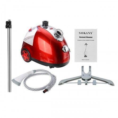 product_image_name-Sokany-Vertical Garment Steaming Iron Stand For Clothes Hanger - Red.-3