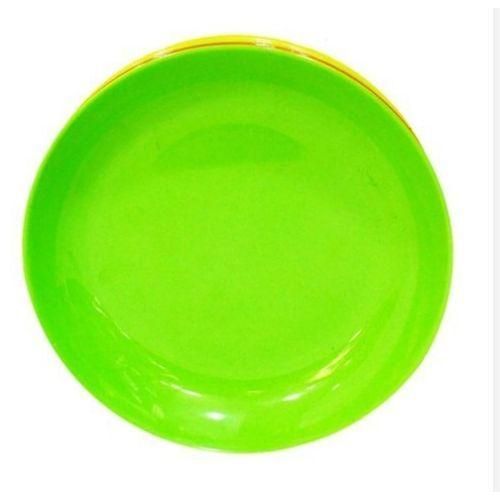 product_image_name-Generic-10 Piece Melamine Plates - Orange, Yellow,Green-1