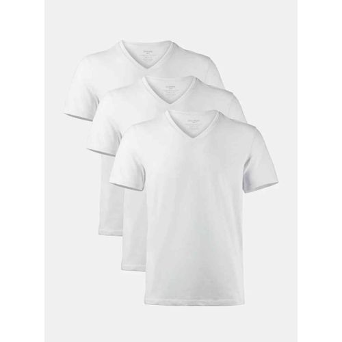 Shop 3 Pack Men s Under T Shirts White Jumia Uganda