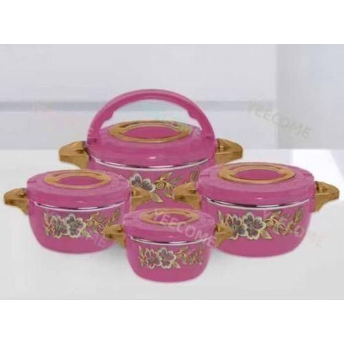 product_image_name-Generic-Premium Insulated Hot Pot Casserole Set with Floral Design-1