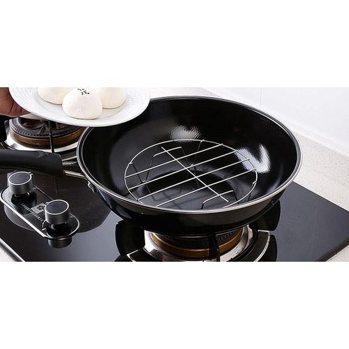 product_image_name-Generic-2 Pieces Of 7 Inch Round Cooking Rack Air Fryer Rack Cooking Steaming 304 Stainless Steel Round Rack Cross Wire w Stand Cookware for Air Fryer Pressure Cooker Canning -5