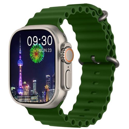 product_image_name-Generic-T800 Smart Watch Ultra 8 Door Access Smartwatch Series 8 - Green-3