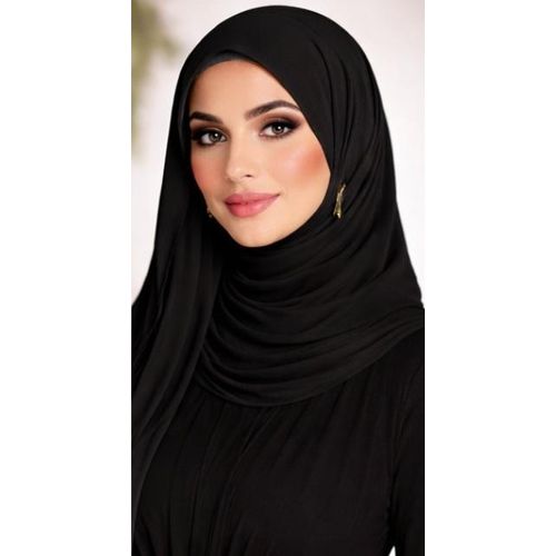 product_image_name-Fashion-Premium Soft Modest Islamic Hijab Scarf for Women – Lightweight Breathable Plain Veil, Comfortable Loose Fit for Everyday Wear-1