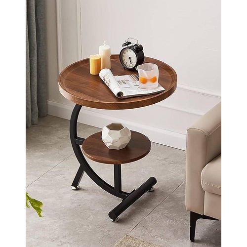 product_image_name-Generic-Upgrade your lounging game with this stylish and space-saving side table. Featuring a unique C-frame design, it’s perfect for sliding over the sofa arm to keep your coffee, laptop, or snacks within easy reach.-3