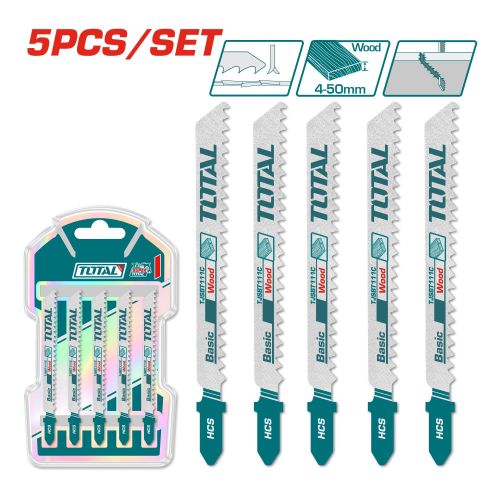 product_image_name-TOTAL-JigSaw Blade for Wood 5pcs-1