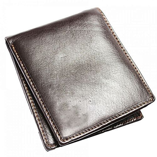 product_image_name-Generic-Men's Faux Leather Wallet - Coffee brown-1
