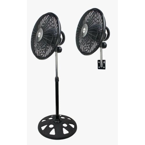 product_image_name-Generic-Standing Office Oscillating & Adjustable Electric Fan -Silver,Black-1
