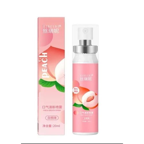 product_image_name-Generic-Natural Fresh Fruit Oral Health Care Breath Freshener Spray Fights Bad Breath Oral Odor care- Peach flavour-1