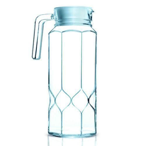 product_image_name-Luminarc-Glass Octime Diamond  Juice  Water Jug 1.3L- Clear-1