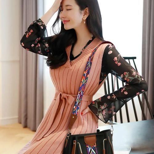 product_image_name-Fashion-5 In 1 Multi Functional Fashionable Women's Bag-Black-2