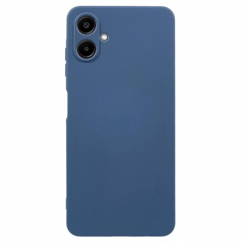 product_image_name-Samsung-Galaxy A06 Luxury Soft Rubber Liquid Silicone Skin Touch Feel Cover Case Blue-1