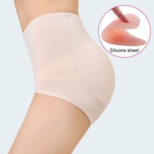 Shop (complexion)Buttocks Shaper Panty Silicone Underwear Fake Buttocks  Padded Sexy Shapewear Silicone Pad Panty Seamless Women Hip Up JIN