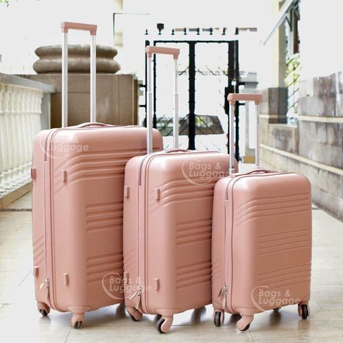 product_image_name-Generic-3 Pieces Of 4 Wheels Super High Quality Expandable Hardshell Polypropylene Unbreakable Fibre Travel Suitcases With TSA-Approved Lock Cabin-Friendly Trolley Bag- Multicolor-8