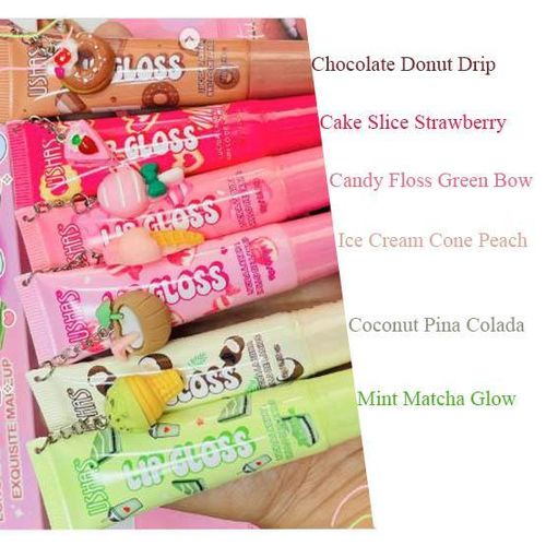 product_image_name-Ushas-Amazing Lip Glosses with Cute Charms Assorted Flavors Moisturizing Lip Gloss (Lip Gloss Collection) CUTE LIPPIES GIFT IDEAS-1
