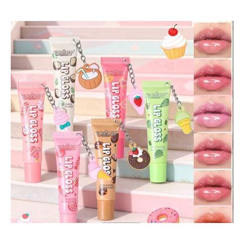 product_image_name-Ushas-Amazing Lip Glosses with Cute Charms Assorted Flavors Moisturizing Lip Gloss (Lip Gloss Collection) CUTE LIPPIES GIFT IDEAS-3