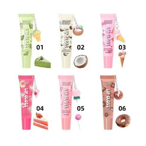 product_image_name-Ushas-Amazing Lip Glosses with Cute Charms Assorted Flavors Moisturizing Lip Gloss (Lip Gloss Collection) CUTE LIPPIES GIFT IDEAS-4