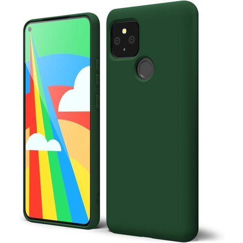 product_image_name-Generic-Google Pixel 5, 5a 5G SIlicone Case-Green-1