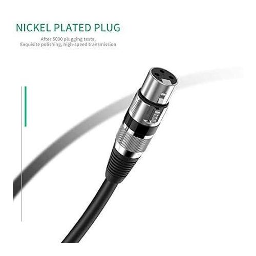 product_image_name-Generic- XLR Male to XLR Female Cable (5 Meter, Black)-3