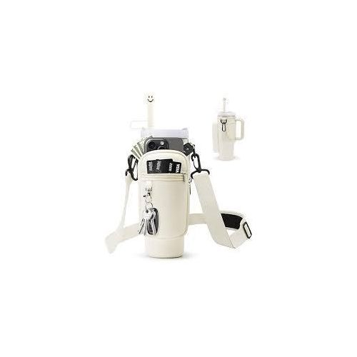 product_image_name-Generic-Cup Holder Carrier Bag with Strap and Pouch for Stanley Quencher 30/40oz Tumbler. Cup Crossbody Holder Bag Compatible with Stanley Cup for Hiking Travelling Camping-1