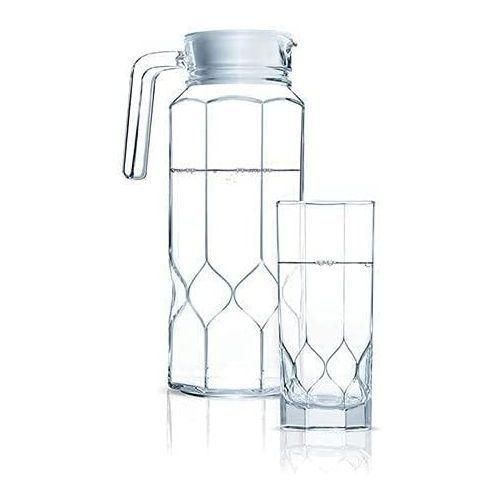 product_image_name-Luminarc-7 Piece Octime Diamond  Water & Juice Drinkware Set- Clear.-3