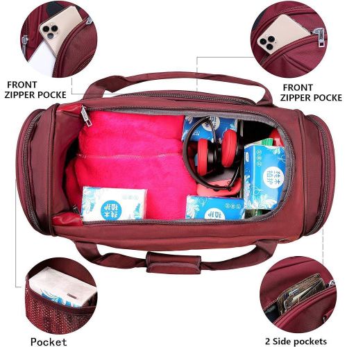 product_image_name-Generic-Hand And Shoulder Carrying Traveling Bag - Maroon-2