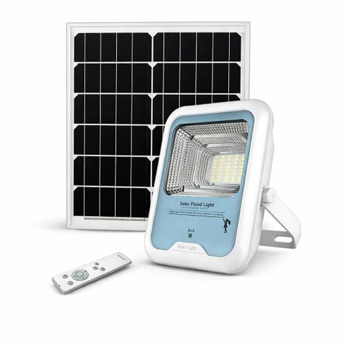 product_image_name-Generic-300W CITY Solar LED Flood Light with Solar Panel & Remote – Waterproof Outdoor Security Light-1