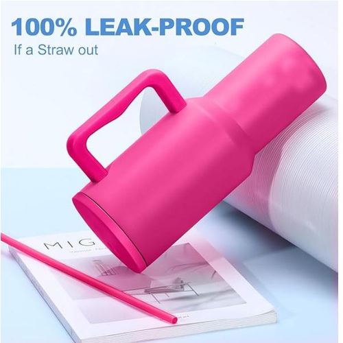 product_image_name-Generic-Stainless Steel Vacuum Insulated Tumbler for Water, Iced Tea or Coffee - Pink.-1