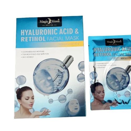 product_image_name-Generic-Hyaluronic Acid & Retinol Anti Aging Facial Mask, designed to moisturize, rejuvenate, and help reduce the appearance of fine lines and wrinkles. -1