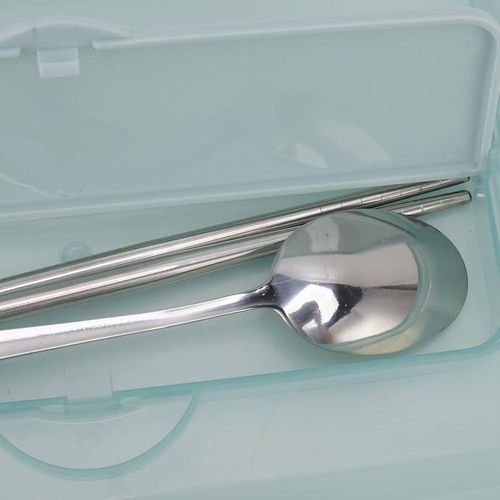 product_image_name-Generic-304 Partition Stainless Steel Lunch Box - MultiColor -4