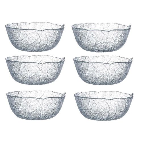 product_image_name-Luminarc-Aspen' Ice Cream Salad Fruit Dessert Bowls Diameter 12cm (Pack of 6) -Clear-1