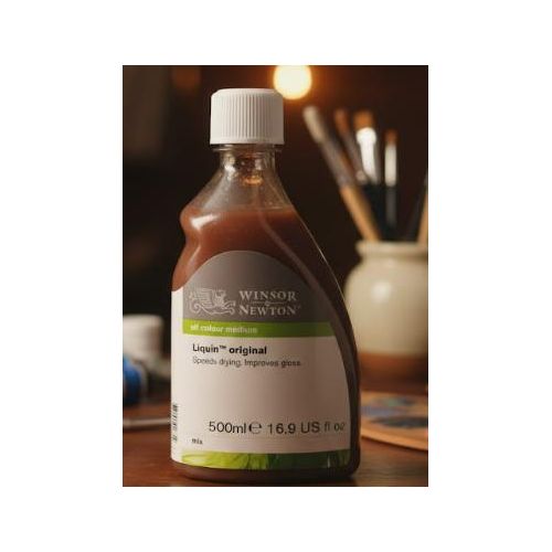 product_image_name-Generic-500ml bottle of Winsor & Newton Liquin Original oil colour medium. -1