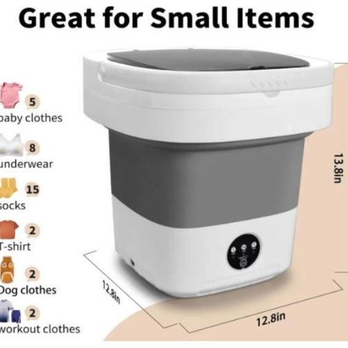 product_image_name-Generic-7in1 Foldable Baby BathTub Set With Portable Washing Machine-2