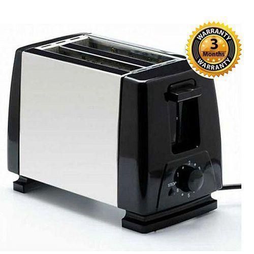 product_image_name-Generic-2 Slice Stainless Steel Bread Toaster- Silver-2