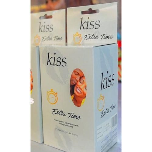 product_image_name-Original-Kiss Extra Time Condoms -  With Delay Lubricant abox-2
