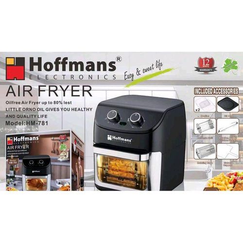 product_image_name-Hoffmans-15L Electric Airfryer Oven - Black-2