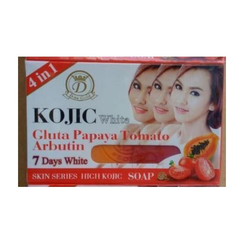 product_image_name-Kojic White- Gluta Papaya  Tomato Arbutin Soap Smooth Skin ,  Moisturizes , Even Skin Tone-160g-1